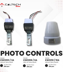 Photo Control CALTECH 3A, 6A, 10A – Sensor Lampu Otomatis